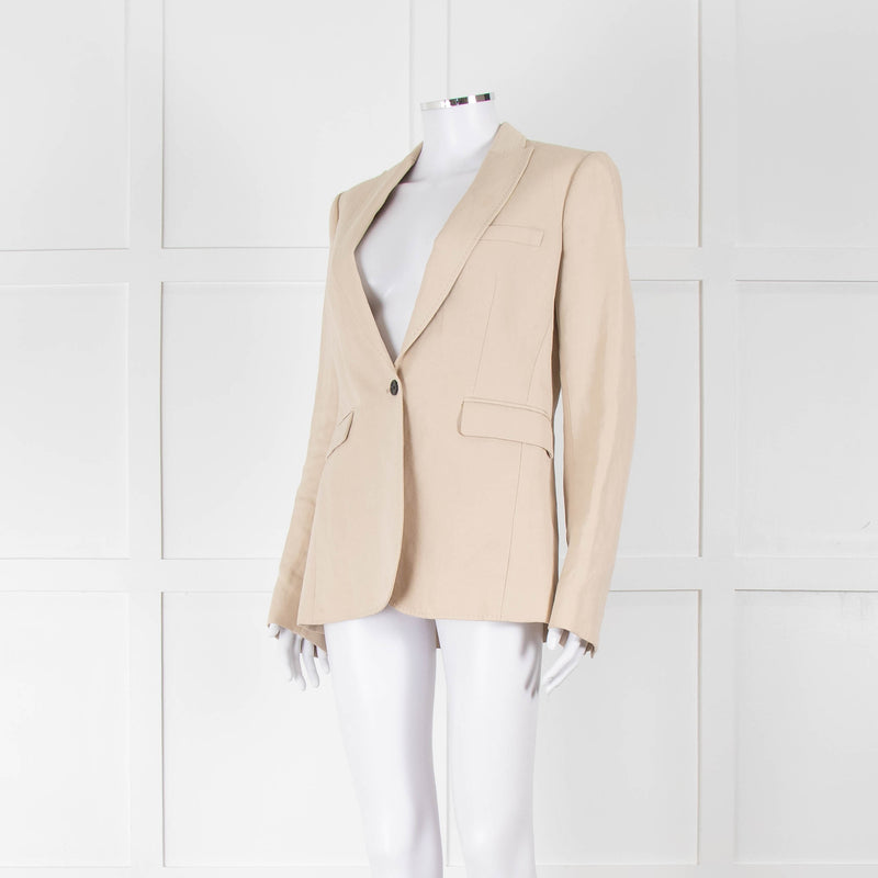 Joseph Pale Beige Single Breast Blazer