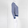 Kenzo Blue White Striped K Sweater