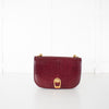Gucci Burgundy Lizard Vintage Shoulder Bag