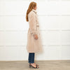 Fox London Faux Shearling Cream Trench Coat
