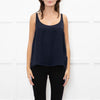 American Vintage Navy Satin Camisole Top