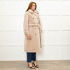 Fox London Faux Shearling Cream Trench Coat