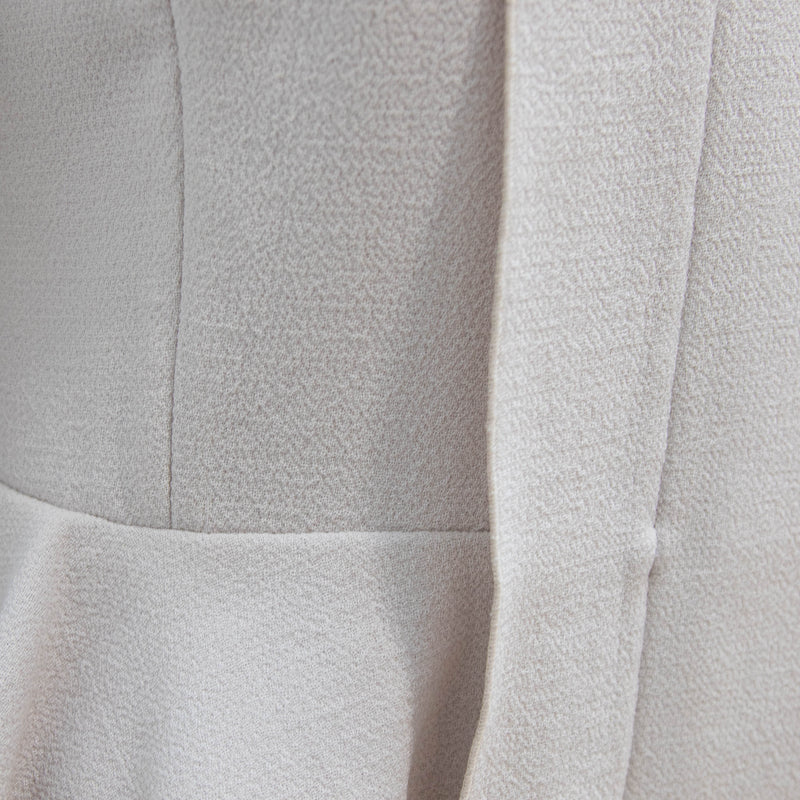 Roland Mouret Putty Coloured Crepe Tailored Jacket