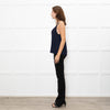 American Vintage Navy Satin Camisole Top