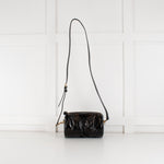 Anya Hindmarch Black And Bronze Chubby Barrel Bag