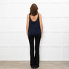American Vintage Navy Satin Camisole Top