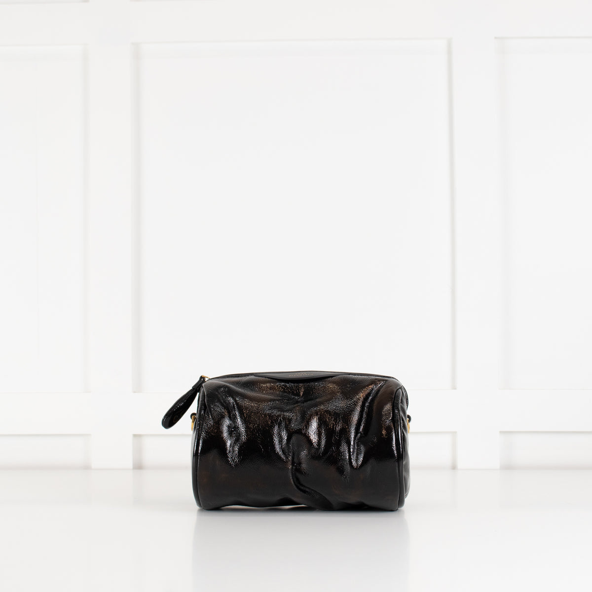 Anya Hindmarch Black And Bronze Chubby Barrel Bag