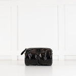 Anya Hindmarch Black And Bronze Chubby Barrel Bag