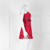 Self-Portrait Red Spot Mini Dress