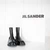 Jil Sander Black Leather Chelsea Ankle Boots