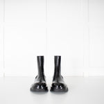 Jil Sander Black Leather Chelsea Ankle Boots