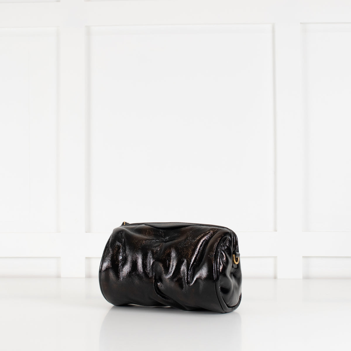 Anya Hindmarch Black And Bronze Chubby Barrel Bag