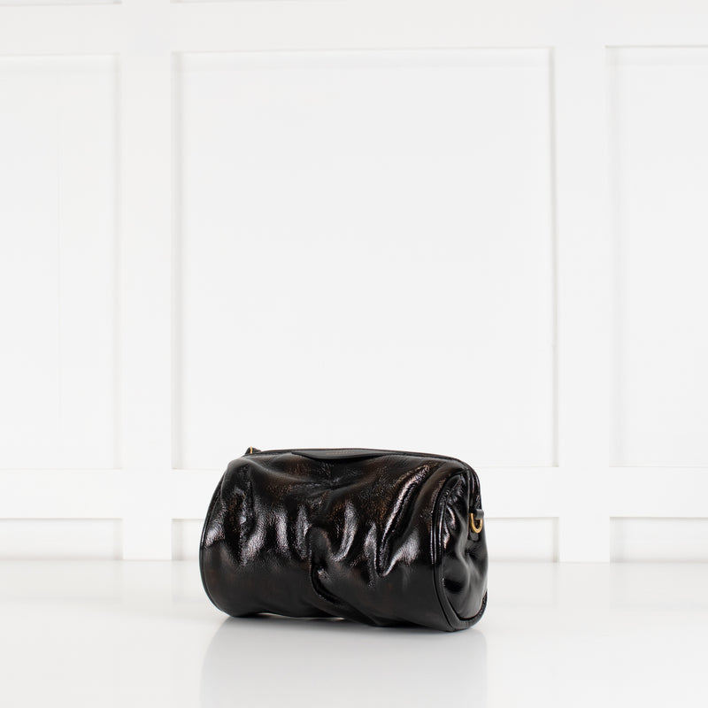 Anya Hindmarch Black And Bronze Chubby Barrel Bag