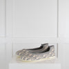 Christian Dior Stone Poeme Ballet Flats with Tie Ankle