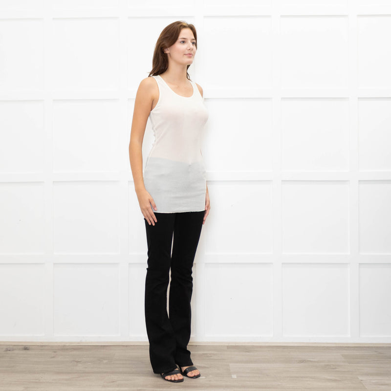 Ami Paris Crinkle Ribbed Vest