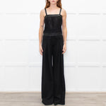 Pinko Black Bandeau Sleeveless Jumpsuit