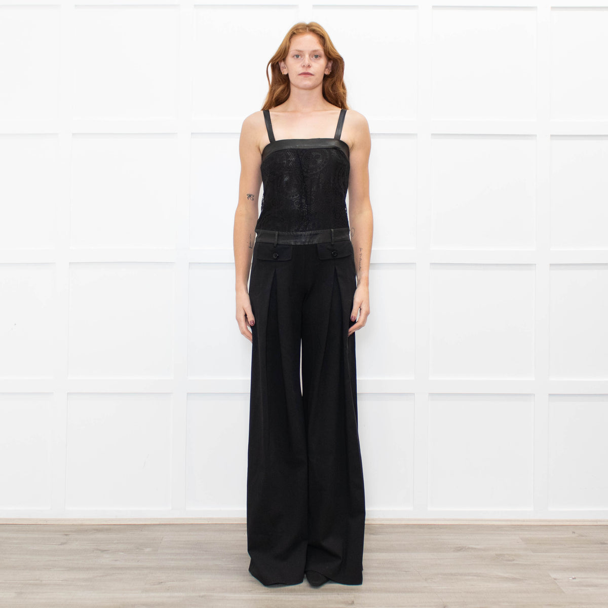 Pinko Black Bandeau Sleeveless Jumpsuit