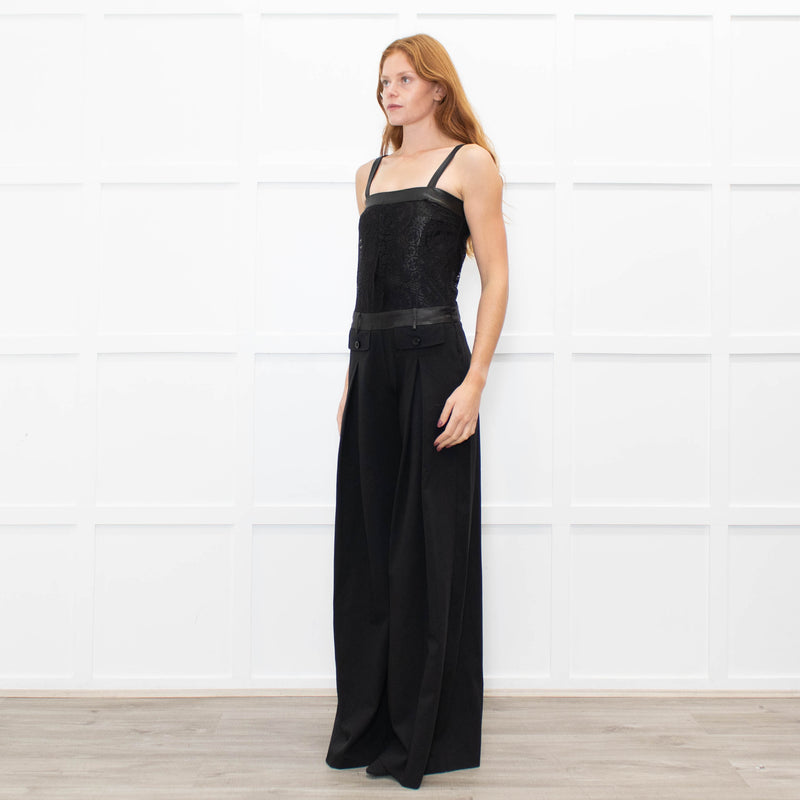 Pinko Black Bandeau Sleeveless Jumpsuit