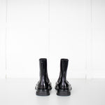 Jil Sander Black Leather Chelsea Ankle Boots