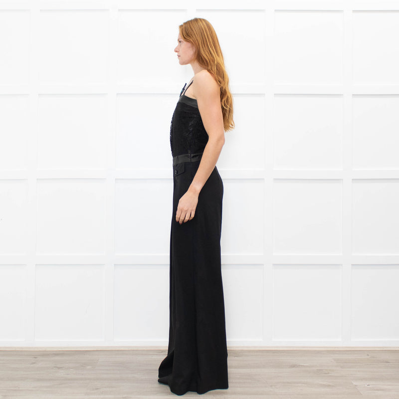 Pinko Black Bandeau Sleeveless Jumpsuit