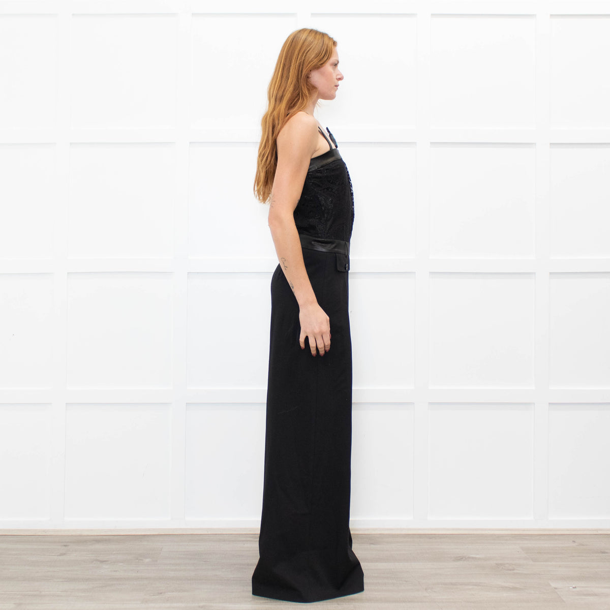 Pinko Black Bandeau Sleeveless Jumpsuit