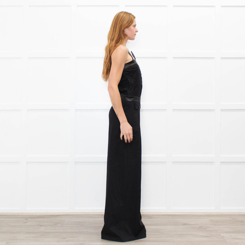 Pinko Black Bandeau Sleeveless Jumpsuit