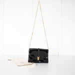 Gucci Black Patent Leather Crossbody Vintage Bag