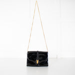 Gucci Black Patent Leather Crossbody Vintage Bag