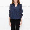 Ridley Navy Blue Lurex Top