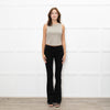 Agolde Greige Ribbed Tank Top