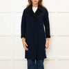 Rag & Bone Blue And Black Reversible Coat