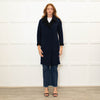 Rag & Bone Blue And Black Reversible Coat