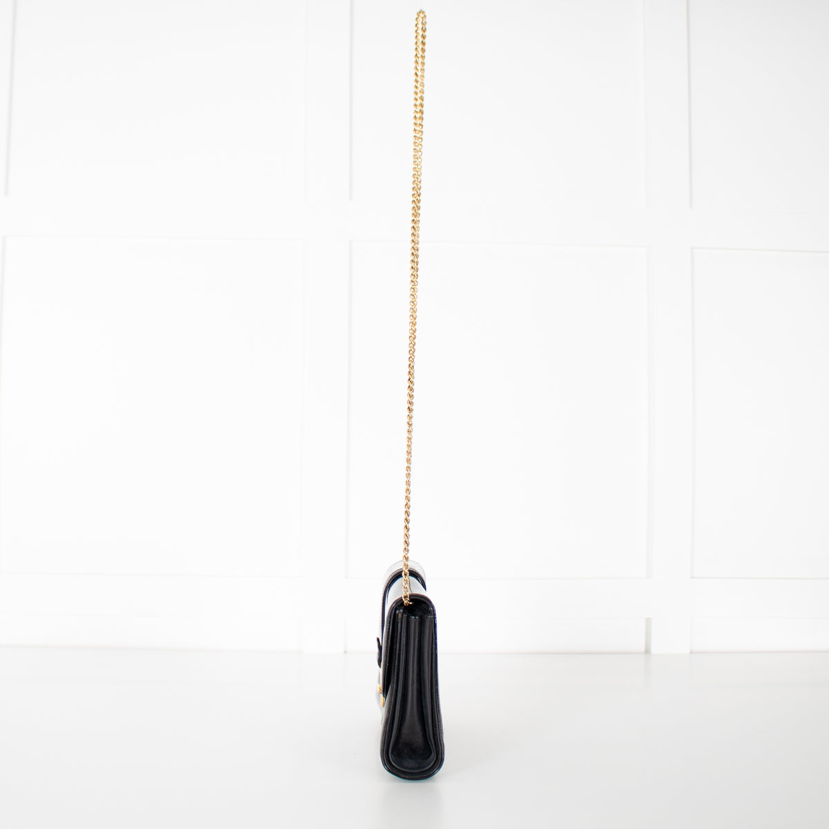 Gucci Black Patent Leather Crossbody Vintage Bag