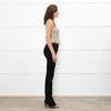 Agolde Greige Ribbed Tank Top
