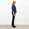 Ridley Navy Blue Lurex Top