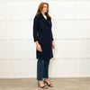 Rag & Bone Blue And Black Reversible Coat