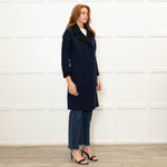 Rag & Bone Blue And Black Reversible Coat