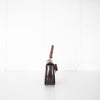 Gucci Brown Leather Vintage Bamboo Handbag