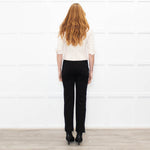 Diane Von Furstenberg Cream  Cotton  Bow Tie Detail Short Jacket