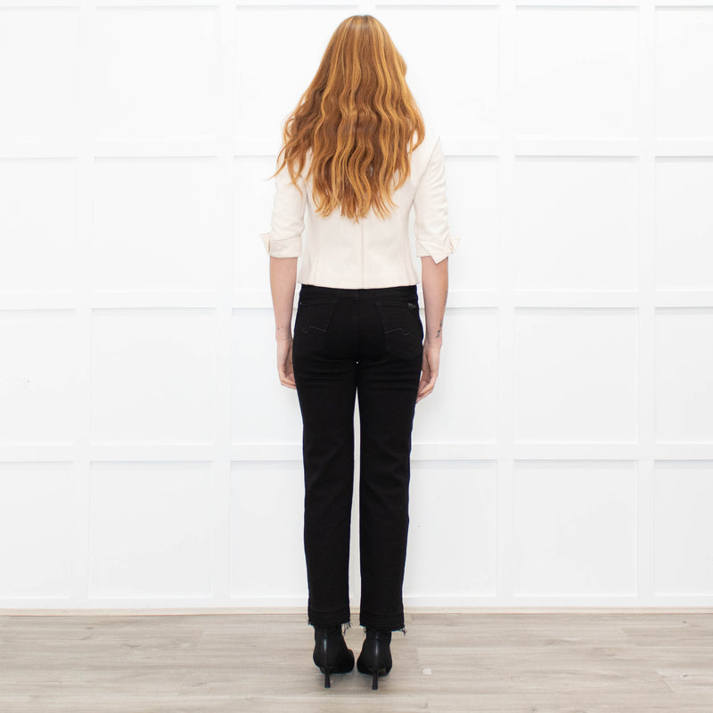 Diane Von Furstenberg Cream  Cotton  Bow Tie Detail Short Jacket
