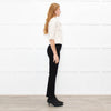 Diane Von Furstenberg Cream  Cotton  Bow Tie Detail Short Jacket