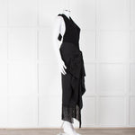 Jacquemus Black La Robe Drapeado