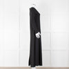 Sarah Pacini Black Spilt Bottom Long Dress