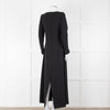 Sarah Pacini Black Spilt Bottom Long Dress
