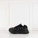 Axel Arigato Black Marathon Flower Runner Shoes