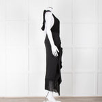 Jacquemus Black La Robe Drapeado