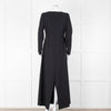 Sarah Pacini Black Spilt Bottom Long Dress