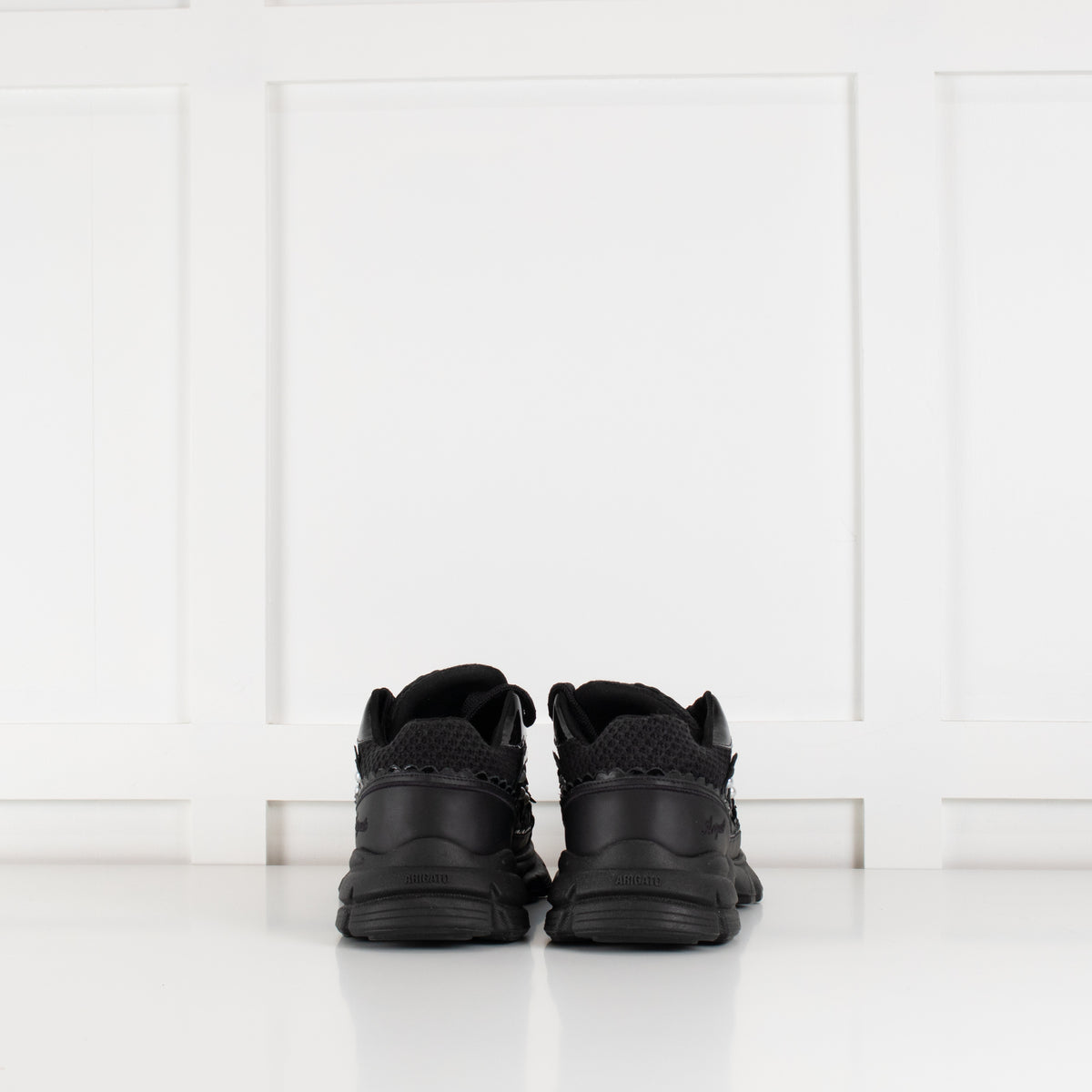 Axel Arigato Black Marathon Flower Runner Shoes