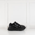 Axel Arigato Black Marathon Flower Runner Shoes