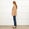 J Crew Sand Open Front Knit Blazer
